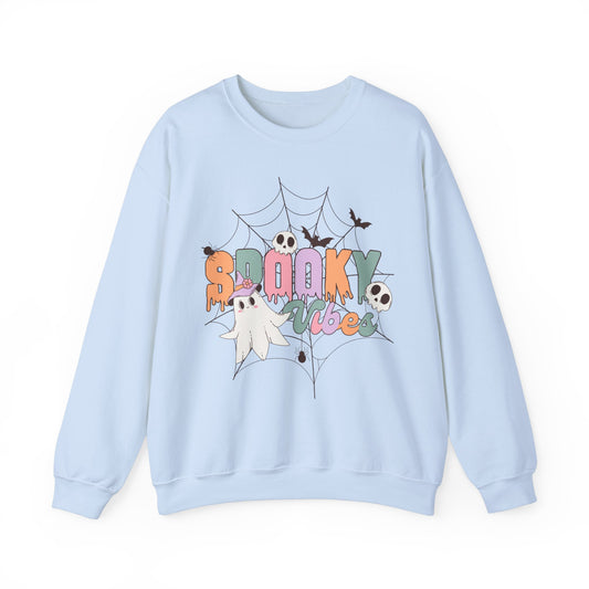 Fall Sweatshirt Halloween Graphic Pullover Sweater | Autumn Gifts For Mom Pastel Gift For Her | Spooky Vibes