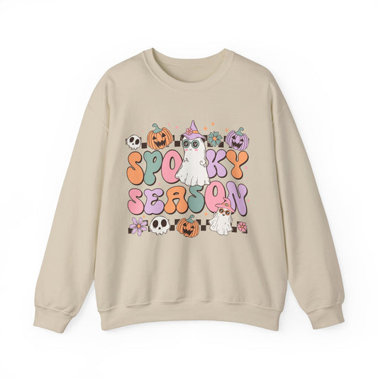 Fall Sweatshirt Halloween Graphic Pullover Sweater | Autumn Gifts For Mom Pastel Gift For Her | Spooky Season
