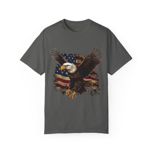 American eagle Comfort Colors Tshirt | Mens T-Shirt Graphic Tees Men Shirt Casual | Comfy Loose Fit Summer Clothes | Cotton Street Wear Clothing College Fashion