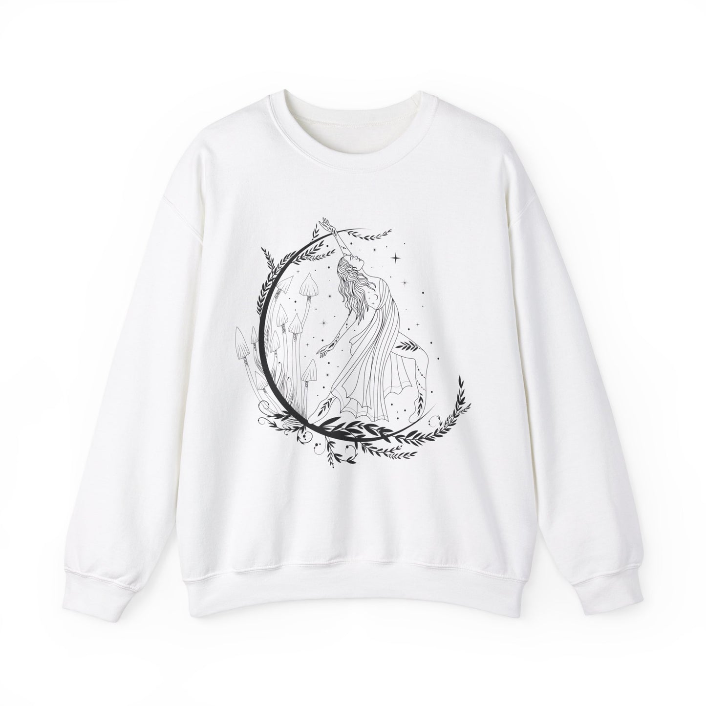Boho Sweatshirt Moon Graphic Pullover Sweater | Feminist Gifts For Women | Feminism Protest Empowerment Outfit