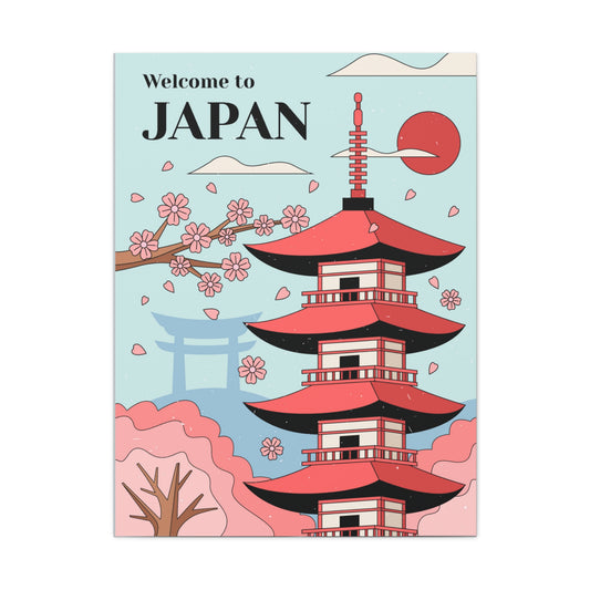 Japan Art,Japanese Wall Art Canvas Gallery Wrap 30x40 Asian Art,Housewarming Gift For Men