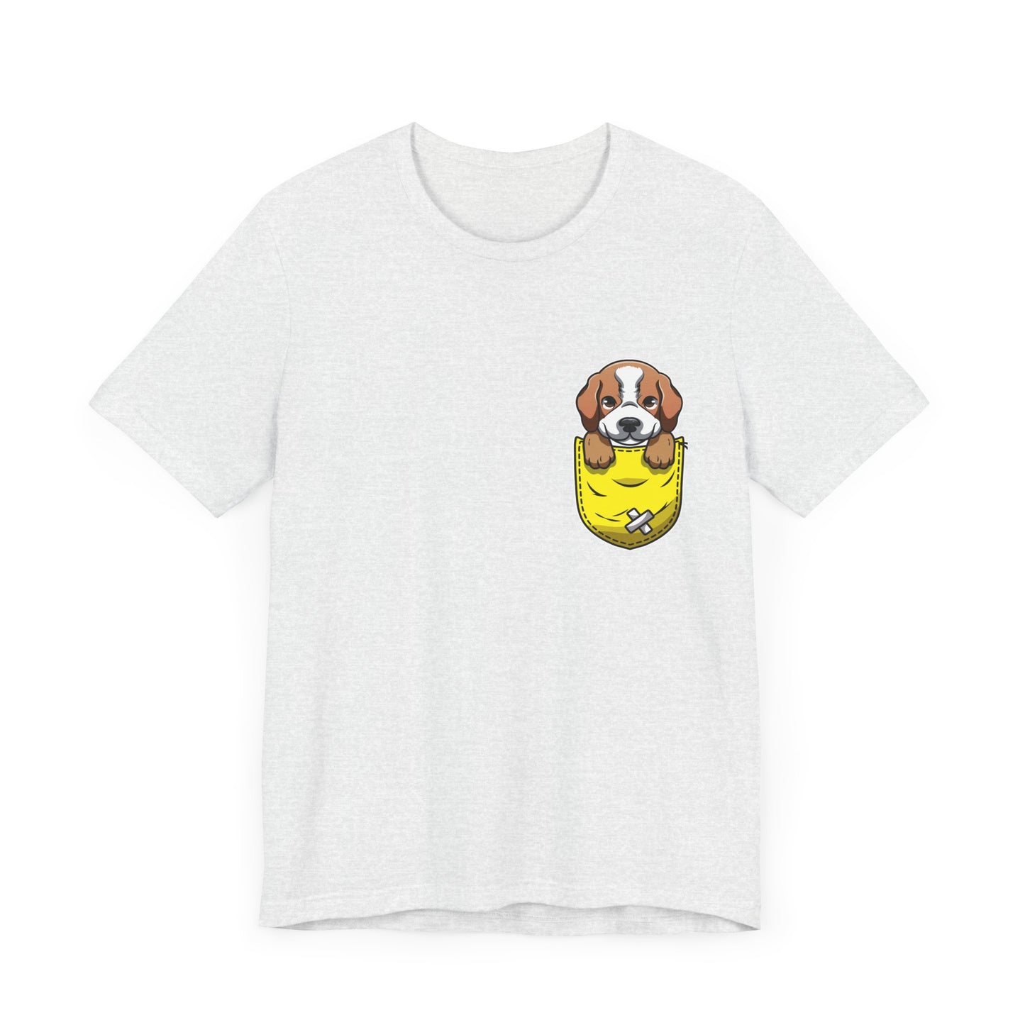 Beagle T-Shirt, Dog Graphic Tee for Teens, Unisex Tshirt Aesthetic Gifts For Her, Cute Shirt,Dog Pocket Shirt, Gift For Dog Lovers & Dog Mom