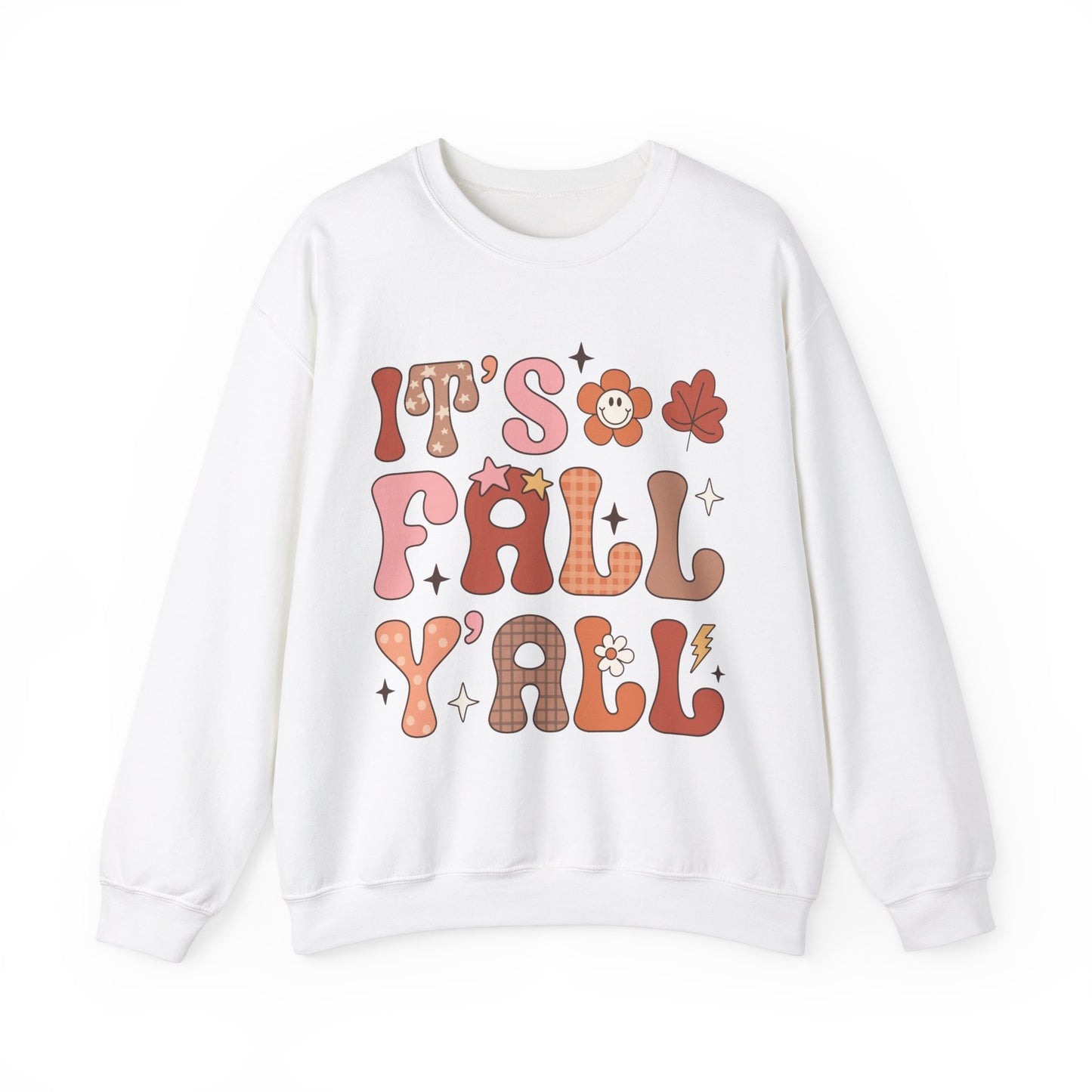 Fall Sweatshirt Halloween Graphic Pullover Sweater | Autumn Gifts For Mom Pumpkin Gift For Her | It's Fall Y'all