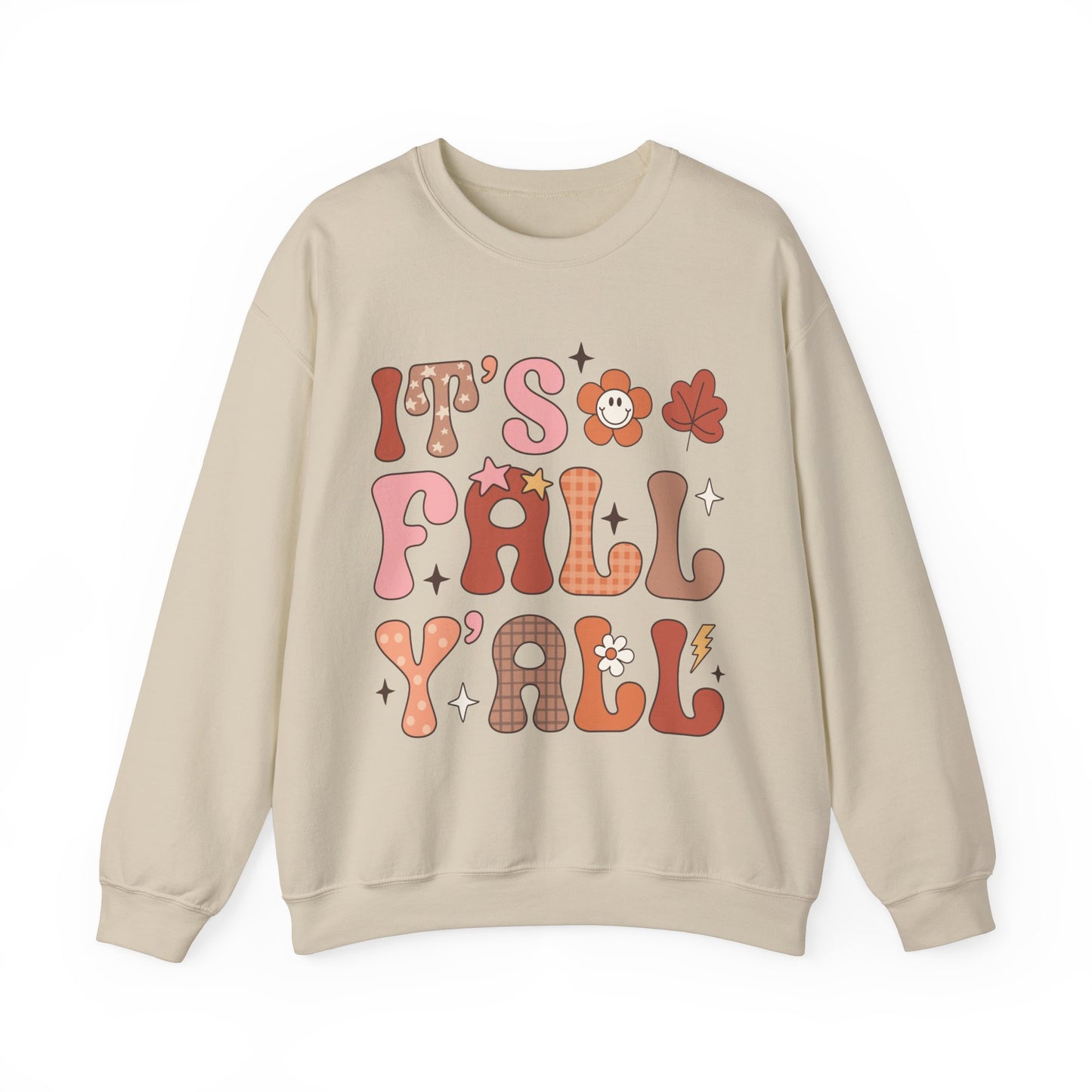 Fall Sweatshirt Halloween Graphic Pullover Sweater | Autumn Gifts For Mom Pumpkin Gift For Her | It's Fall Y'all