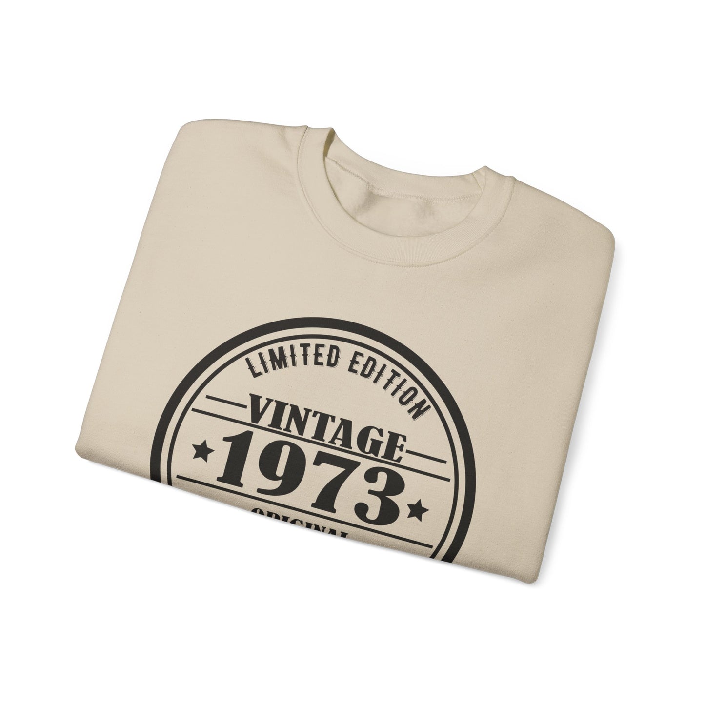 1973 Sweatshirt Vintage Graphic Pullover Sweater Birthday Gifts For Dad | Aged To Perfection