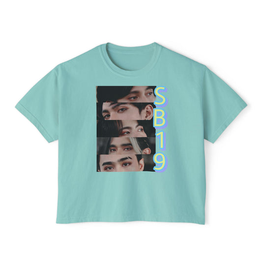 Sb19 Graphic Tee, Boxy Croptop, Pinoy Pop Music Shirt, Casual Crop Top, Filipino Gift for Her, Comfort Colors Tshirt