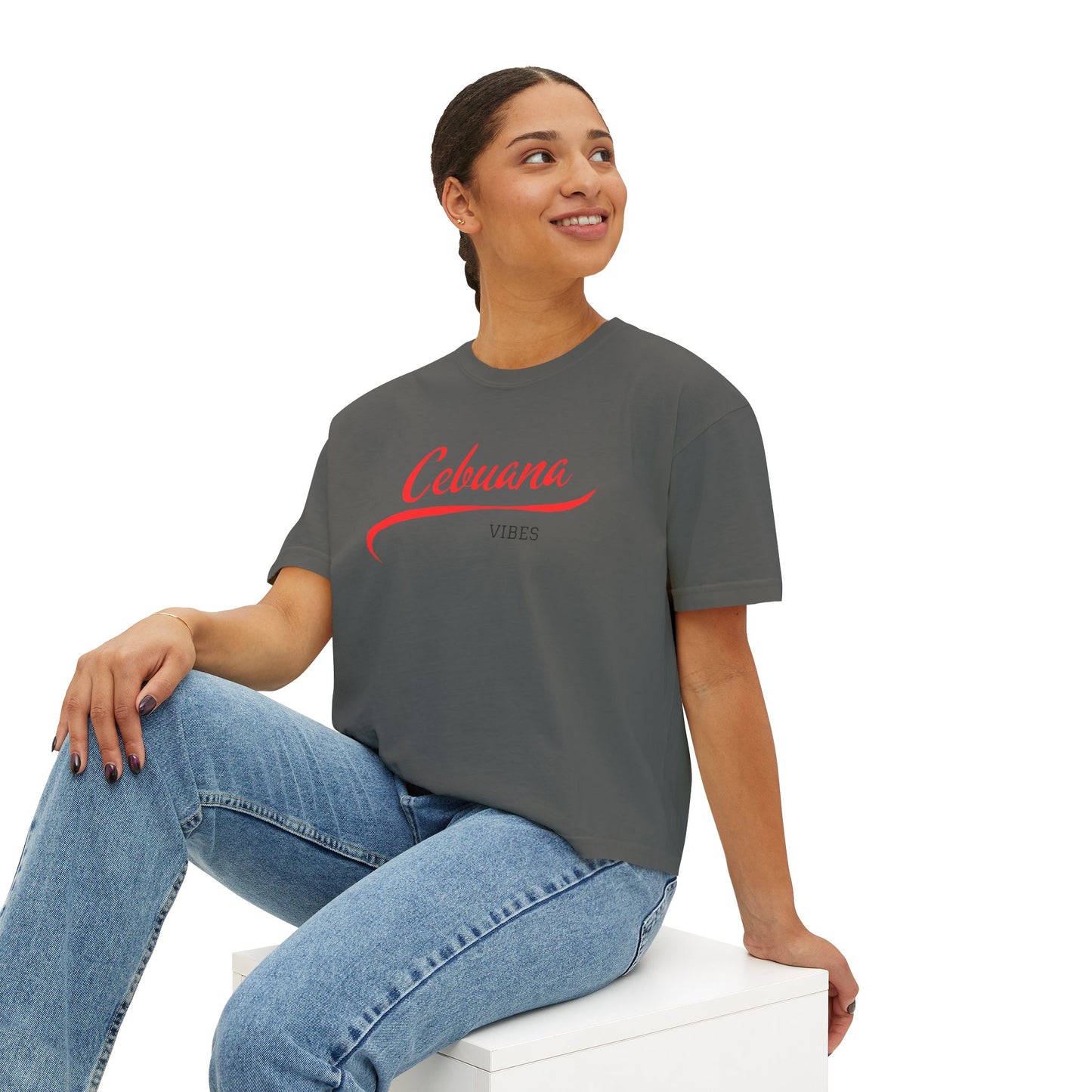 Philippines Graphic Tee, Boxy Croptop, Pinoy Shirt, Casual Crop Top, Filipino Gift for Her,, Comfort Colors Tshirt, Cebuana