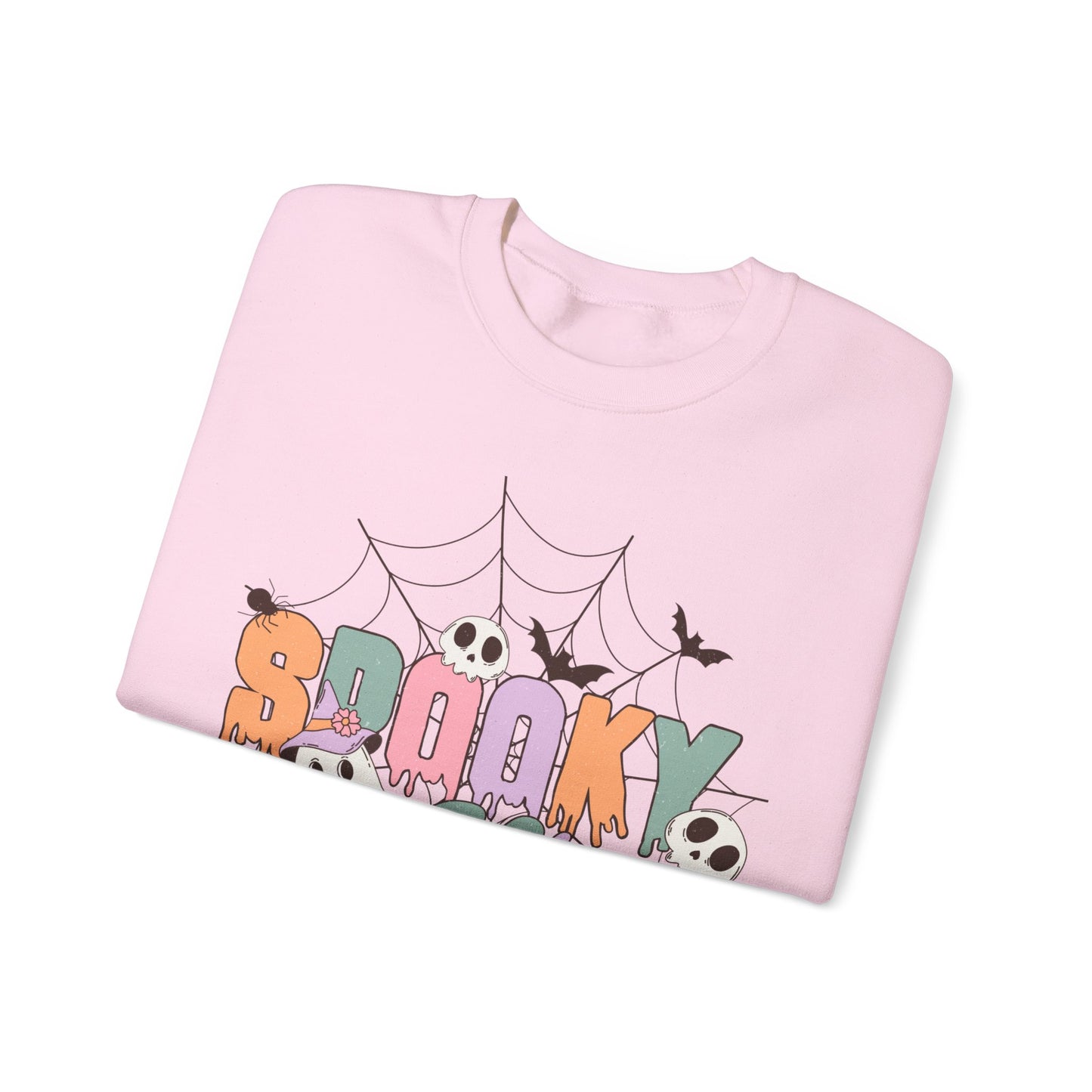 Fall Sweatshirt Halloween Graphic Pullover Sweater | Autumn Gifts For Mom Pastel Gift For Her | Spooky Vibes