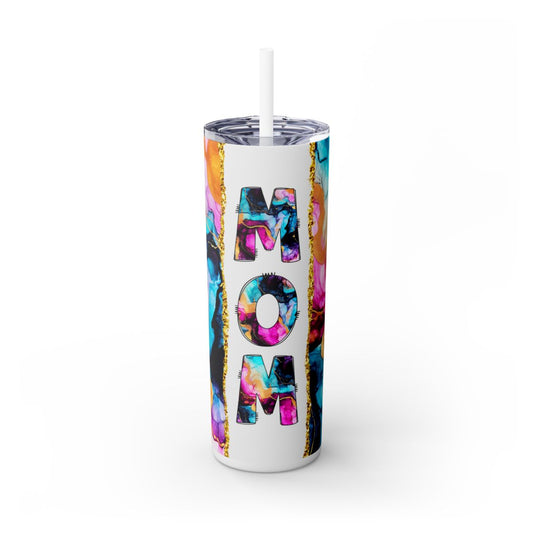 Alcohol Ink Tumbler 20 oz, Mother's Day Gift For Mom, Marble Art  Stainless Steel Drinkware With Straw And Lid, Office Accessory For Hot Cold Iced Coffee