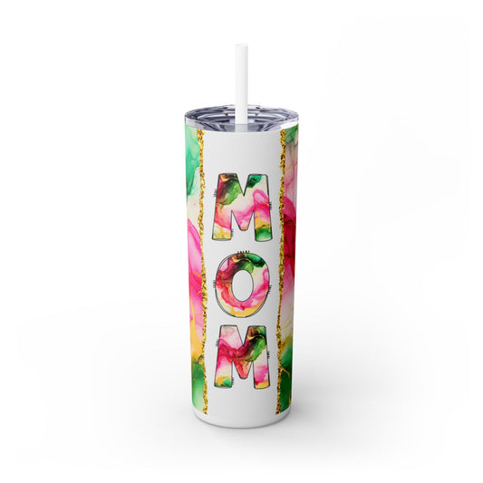 Alcohol Ink Tumbler 20 oz, Mother's Day Gift For Mom, Marble Art  Stainless Steel Drinkware With Straw And Lid, Work Accessory For Hot Cold Iced Coffeee