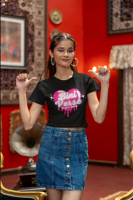 P-Pop Bini Crop Top, Filipino Gifts For Teens, Concert Outfit, Pinoy Pop Concert T-Shirt Croptop TShirt Merch