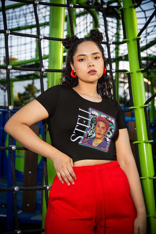P-Pop SB19 Stell Bias Crop Top, Filipino Gifts For Sisters, Pinoy Pop Concert T-Shirt Croptop TShirt Merch Ppop Rise